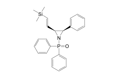 N-DIPHENYLPHOSPHINOYL-2-(BETA-TRIMETHYLSILYL)-VINYL-3-PHENYL-AZIRIDINE