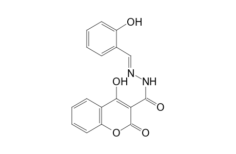Cumarin-3-carbohydrazide, 4-hydroxy-N2-salicylideno-