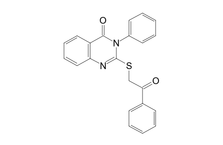 2-(PHENACYLTHIO)-3-PHENYL-4(3H)-QUINAZOLINONE