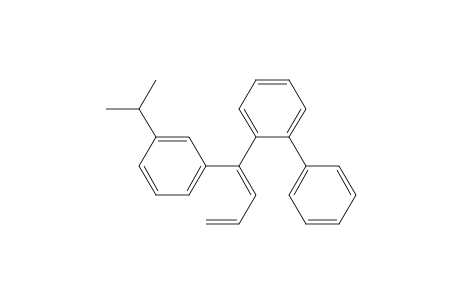 1,1'-Biphenyl, 2-[1-[3-(1-methylethyl)phenyl]-1,3-butadienyl]-, (E)-