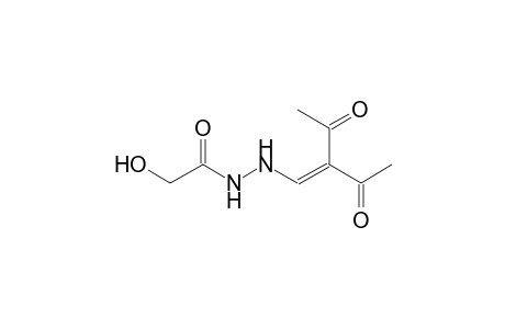 acetic acid, hydroxy-, 2-(2-acetyl-3-oxo-1-butenyl)hydrazide