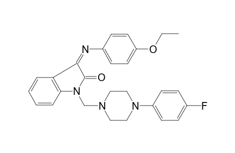 3-(4-Ethoxy-phenylimino)-1-[4-(4-fluoro-phenyl)-piperazin-1-ylmethyl]-1,3-dihydro-indol-2-one