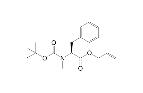 (S)-N-tert-Butyloxycarbonyl-N-methylphenylalanine allyl ester