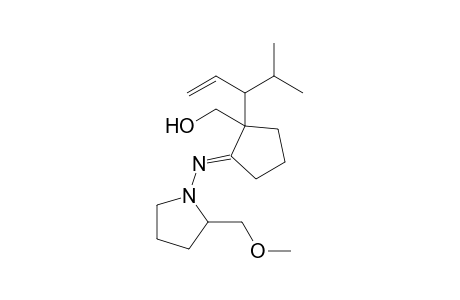 1-{[2'-(Hydroxymethyl)-2'-(1"-isopropyl-2"-propenyl)cyclopentylidene]amino}-2-(methoxymethyl)pyrrolidine