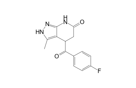 4-(4-Fluorobenzoyl)-3-methyl-2,4,5,7-tetrahydro-6H-pyrazolo[3,4-b]pyridin-6-one
