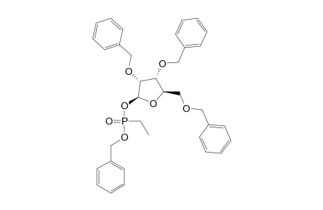 2,3,5-TRI-O-BENZYL-BETA-D-RIBOFURANOSYL-BENZYL-ETHYLPHOSPHONATE
