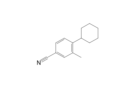 4-cyclohexyl-3-methyl-benzenecarbonitrile