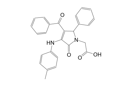 1H-pyrrole-1-acetic acid, 3-benzoyl-2,5-dihydro-4-[(4-methylphenyl)amino]-5-oxo-2-phenyl-