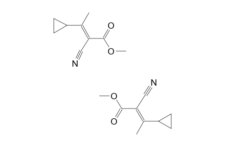 METHYL-(E/Z)-2-CYANO-2-CYCLOPROPYL-2-BUTENOATE
