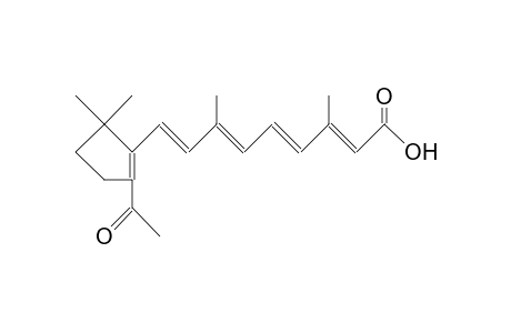 (2E,4E,6E,8E)-9-(2-acetyl-5,5-dimethyl-1-cyclopentenyl)-3,7-dimethylnona-2,4,6,8-tetraenoic acid