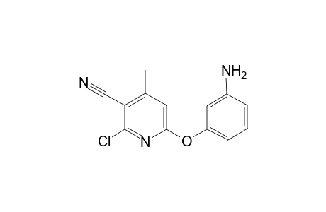 3-Pyridinecarbonitrile, 6-(3-aminophenoxy)-2-chloro-4-methyl-