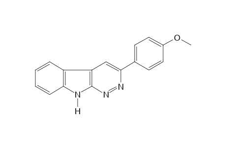 3-(p-METHOXYPHENYL)-9H-PYRIDAZINO[3,4-b]INDOLE