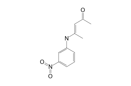 4-(N-(3-NITROPHENYL)-AMINO)-PENT-3-EN-2-ONE