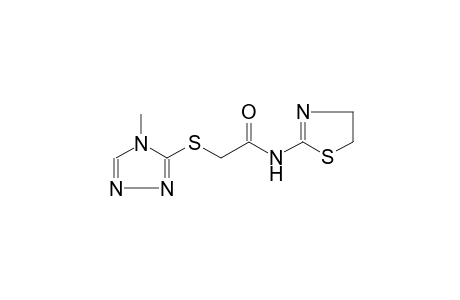 acetamide, N-(4,5-dihydro-2-thiazolyl)-2-[(4-methyl-4H-1,2,4-triazol-3-yl)thio]-