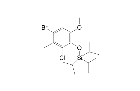 (4-Bromo-2-chloro-6-methoxy-3-methylphenoxy)-triisopropylsilane