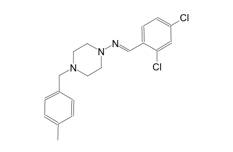 N-[(E)-(2,4-dichlorophenyl)methylidene]-4-(4-methylbenzyl)-1-piperazinamine