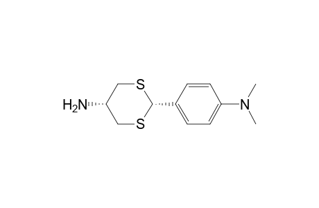 1,3-Dithian-5-amine, 2-[4-(dimethylamino)phenyl]-, cis-