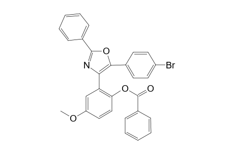 2-(5-(4-Bromophenyl)-2-phenyloxazol-4-yl)-4-methoxyphenyl benzoate