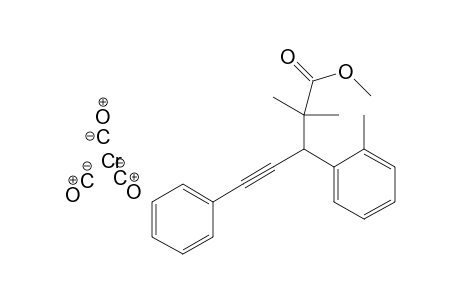 Tricarbonyl-{1-[1'-(1"-<methoxycarbonyl>-1"-methylethyl)-3'-phenylpropargyl]-2-methylphenyl}-chromium