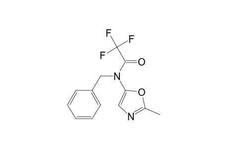 N-benzyl-2,2,2-trifluoro-N-(2-methyl-1,3-oxazol-5-yl)acetamide