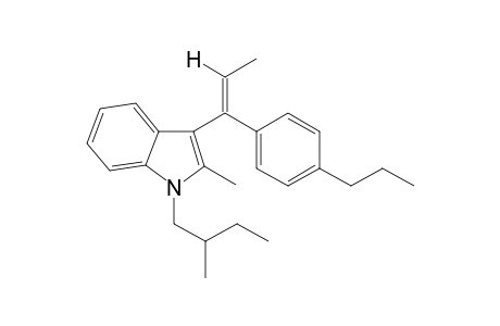 2-Methyl-1-(2-methylbutyl)-3-(1-(4-propylphenyl)-1-propen-1-yl)1H-indole II