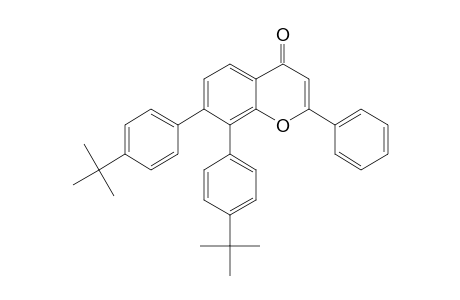 7,8-Bis(4-tert-butylphenyl)-2-phenyl-4H-chromen-4-one
