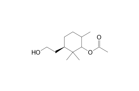 Cyclohexaneethanol, 3-(acetyloxy)-2,2,4-trimethyl-