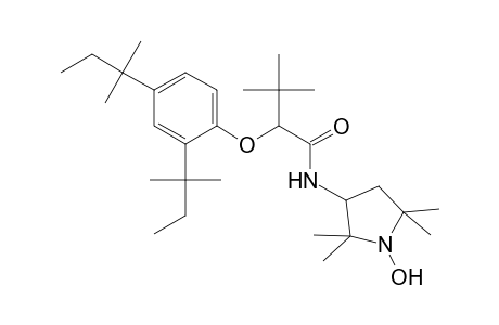 Butanamide, 2-[2,4-bis(1,1-dimethylpropyl)phenoxy]-N-(1-hydroxy-2,2,5,5-tetramethyl-3-pyrrolidinyl)-3,3-dimethyl-