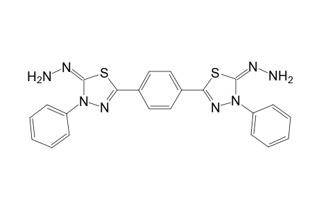 1,4-Bis-(3-phenyl-3H[1,3,4]thiadiazol-2-hydrazino)benzene