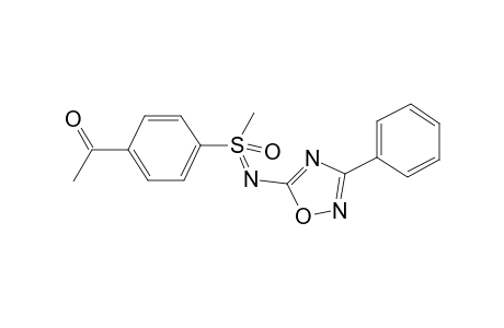 (4-Acetylphenyl)(methyl)[(3-phenyl-1,2,4-oxadiazol-5-yl)imino]-.lambda.6-sulfanone