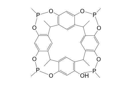 Tetramethyl-[.sigma(3)., .lambda(3).]- P-substituted tetrakis( O, O-phosphorus)-bridged calix[4]resorcinol