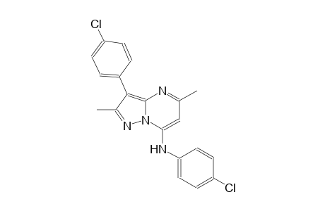 N,3-bis(4-chlorophenyl)-2,5-dimethylpyrazolo[1,5-a]pyrimidin-7-amine