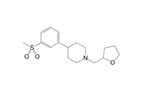 4-(3-Methanesulfonyl-phenyl)-1-(tetrahydro-furan-2-ylmethyl)-piperidine