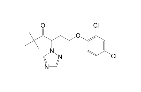3-Hexanone, 6-(2,4-dichlorophenoxy)-2,2-dimethyl-4-(1H-1,2,4-triazol-1-yl)-