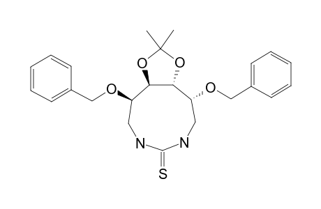 (5R,6R,7R,8R)-5,8-DIBENZYLOXY-6,7-DIHYDROXY-6,7-O-METHYLETHYLIDENE-1,3-DIAZONAN-2-THIONE