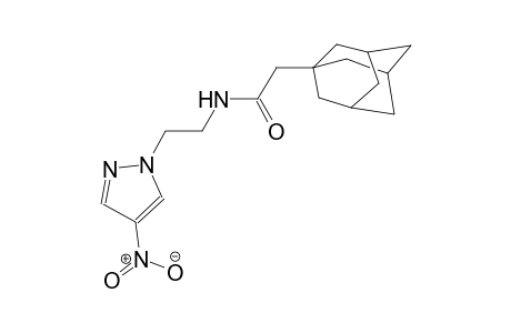 2-(1-adamantyl)-N-[2-(4-nitro-1H-pyrazol-1-yl)ethyl]acetamide
