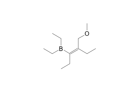 Diethyl[(1Z)-1-ethyl-2-(methoxymethyl)-1-butenyl]borane