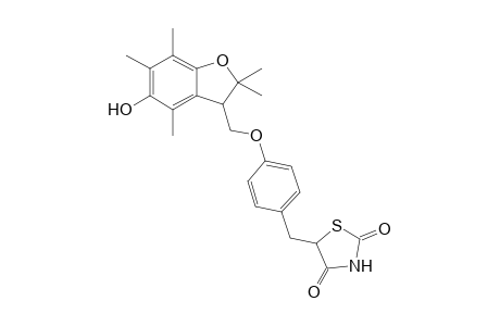 5-[4-(2,3-Dihydro-5-hydroxy-2,2,4,6,7-pentamethylbenzofuran-3-ylmethoxy)phenylmethyl]thiazolidin-2,4-dione