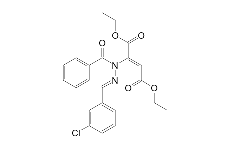 Diethyl 2-[(E)-1-Benzoyl-2-(3-chlorobenzylidene)hydrazinyl]fumarate