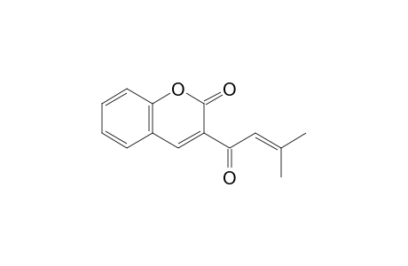 3-(3-Methyl-1-oxobut-2-enyl)-1-benzopyran-2-one