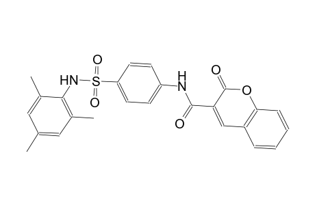 N-{4-[(mesitylamino)sulfonyl]phenyl}-2-oxo-2H-chromene-3-carboxamide