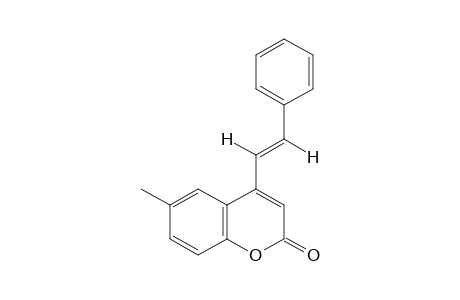 trans-6-METHYL-4-STYRYLCOUMARIN