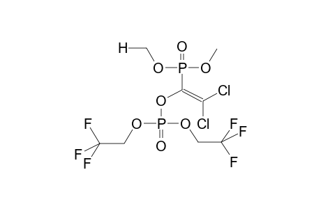 (1-DIMETHOXYPHOSPHORYL-2,2-DICHLOROVINYL)BIS(2,2,2-TRIFLUOROETHYL)PHOSPHATE