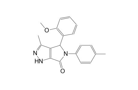 4-(2-methoxyphenyl)-3-methyl-5-(4-methylphenyl)-4,5-dihydropyrrolo[3,4-c]pyrazol-6(1H)-one