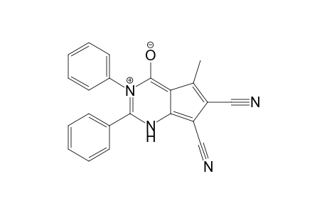 6,7-Dicyano-5-methyl-2,3-diphenyl-1H-cyclopenta[d]pyrimidin-3-ium-4-olate