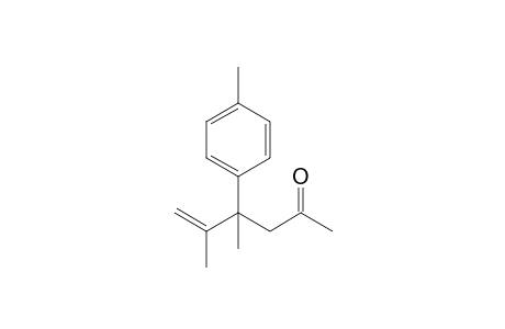 4,5-Dimethyl-4-(p-tolyl)hex-5-en-2-one