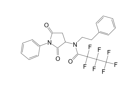 N-(2,5-dioxo-1-phenyl-3-pyrrolidinyl)-2,2,3,3,4,4,4-heptafluoro-N-(2-phenylethyl)butanamide