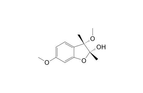 2,3-Dihydro-2,3-dimethylene-3,6-dimethoxy-2-benzo[b]furanol
