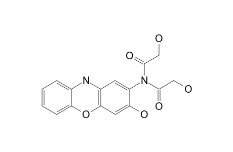 2-HYDROXY-N-(3-HYDROXY-10H-PHENOXAZIN-2-YL)-N-(2-HYDROXYACETYL)-ACETAMIDE