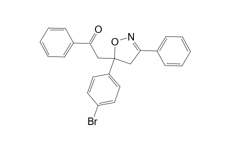 Acetophenone, 2-[5-(p-bromophenyl)-3-phenyl-2-isoxazolin-5-yl]-